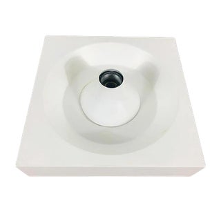 Mid-Century White Sconce by Klaus Hempel for Kaiser Leuchten For Sale