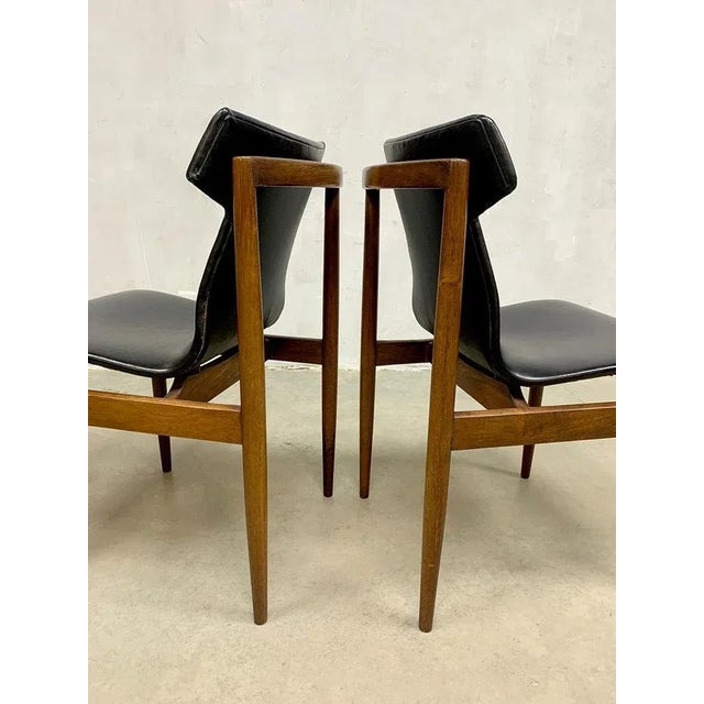 Hot duo! These two seats are a stylish design by the Danish designer Inger Klingenberg. Produced by Fristho Franeker...