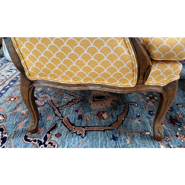 Vintage Century Chair French Bergere Chairs, a Pair For Sale - Image 9 of 17