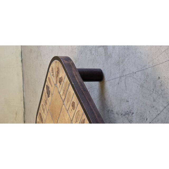 Herbarium Oval Coffee Table by Roger Capron, 1970s For Sale - Image 3 of 12