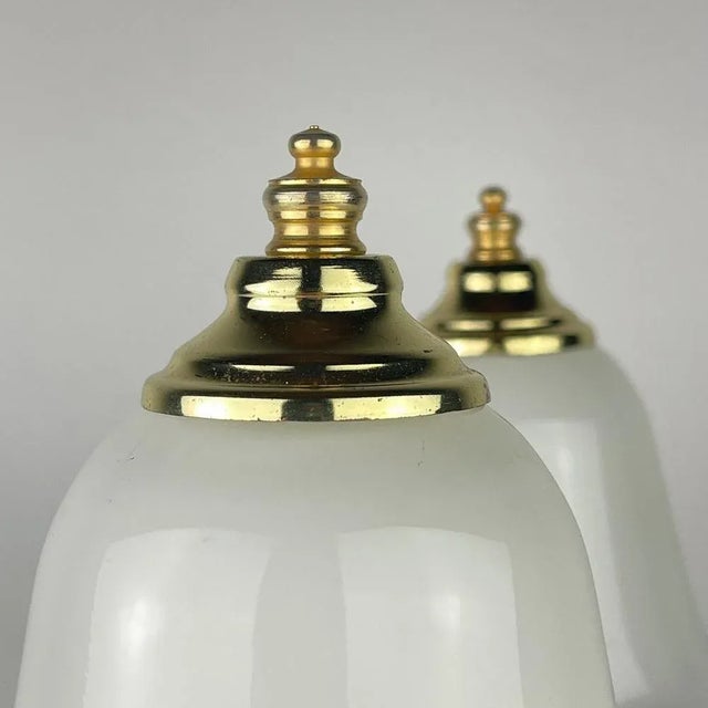 Vintage Italian Table Lamp in Murano Glass, 1980s, Set of 2 For Sale - Image 7 of 11