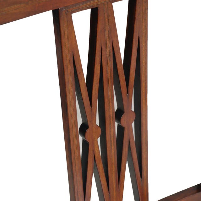 Art Nouveau Walnut Sofa from Jakob & Joseph Kohn For Sale - Image 5 of 11