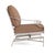 Contemporary Brown Jordan Venetian Motion Lounge Chair, Dove frame with Fusion Clay fabric For Sale - Image 3 of 11