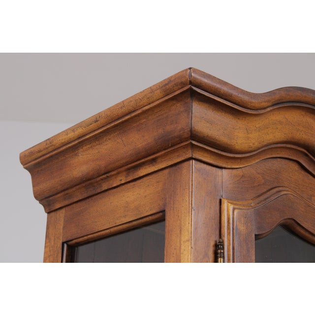 Ethan Allen Country French China Cabinet For Sale - Image 11 of 18