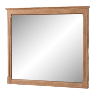 19th Century France Amber Wood Mirror For Sale
