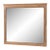 19th Century France Amber Wood Mirror For Sale