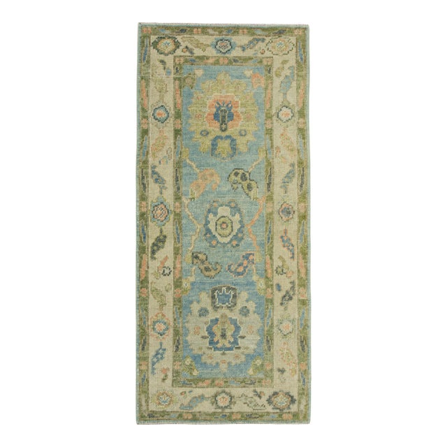 Turkish Oushak Rug 2'4"x 5'3" #20127 For Sale