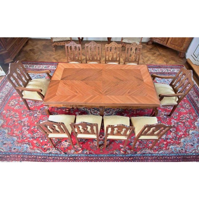 Large Louis XV Dining Table For Sale - Image 9 of 9