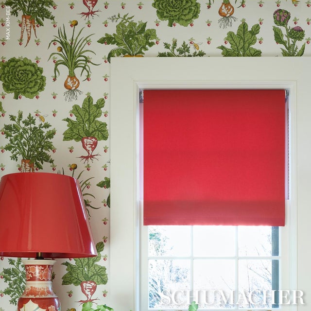 Paper SAMPLE - Schumacher Green Grocer Wallpaper In Multi For Sale - Image 7 of 7