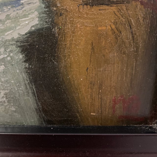 1960s Vintage Marc Olivier Gregoire Painting For Sale - Image 4 of 6