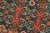 Shabby Chic 1990's Pak-Persian Green/Rust Wool Rug - 8'2'' X 10'3'' For Sale - Image 4 of 9