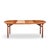Jens Risom Mid Century Walnut Round Expanding Dining Table With 3 Leaves For Sale - Image 13 of 16