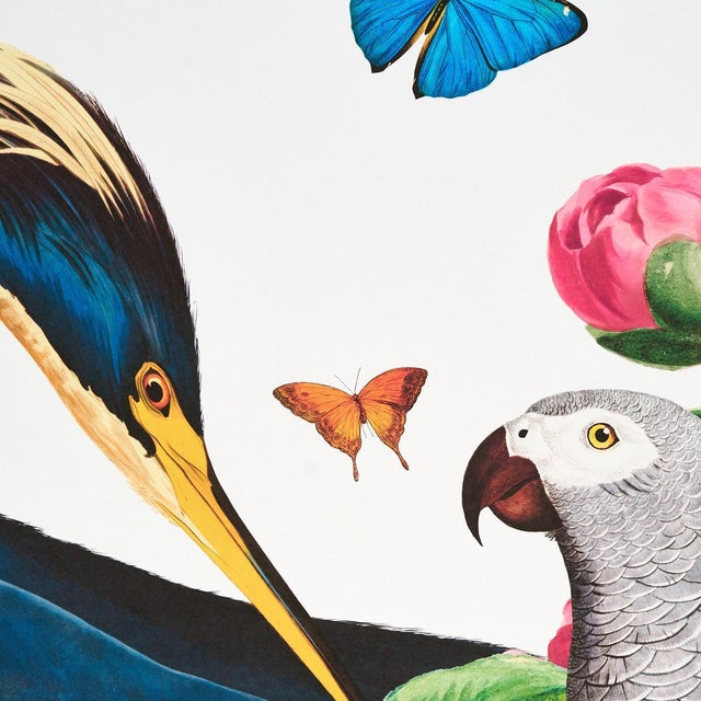 Schumacher X Katie Lydon Flores Paradisi Panel Set In Rose & Peony For Sale In New York - Image 6 of 7