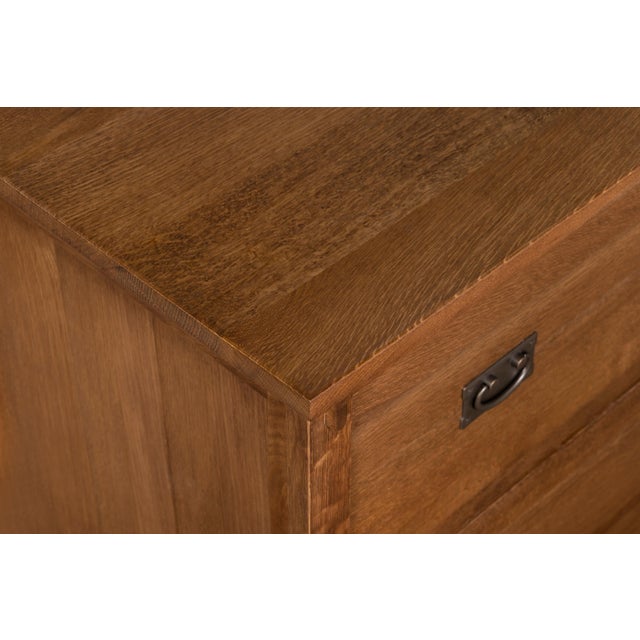 Wood Mission Oak 2-Drawer Lateral File Cabinet – Walnut Stain | in Stock & Ready to Ship For Sale - Image 7 of 12