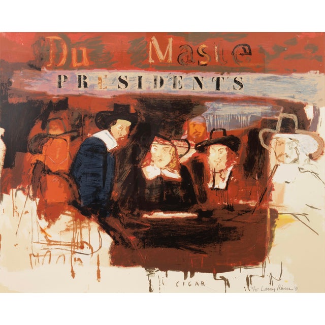 Pop Art Larry Rivers - Dutch Masters (Presidents) 1991 Signed Screenprint on Paper 78/95 For Sale - Image 3 of 7