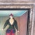 Vintage Boho Signed Original Oil Painting of Dancing Woman For Sale - Image 9 of 9