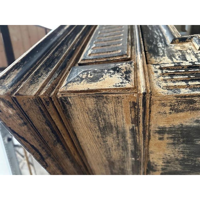 Wood Napoleon III Showcase with Patina For Sale - Image 7 of 13