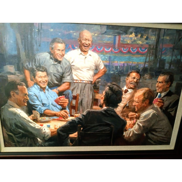 Paint Celebrate American Leadership With the "Grand Ol' Gang" Framed Print Series 19 by Andy Thomas For Sale - Image 7 of 7