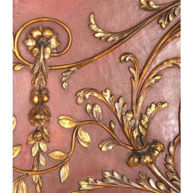 Wood French Carved Door Wall Panel, 1840s For Sale - Image 7 of 8