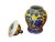 Chinoiserie Late 20th Century Yellow & Blue Chinoiserie Ginger Jar For Sale - Image 3 of 7