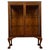 Early 20th Century Art Deco Oak Display Cabinet Vitrine, 1930s For Sale - Image 3 of 12