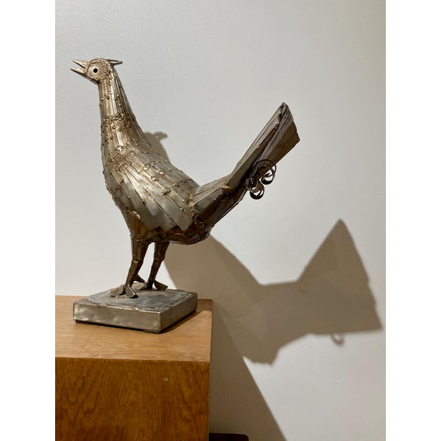 Large Metal Bird, 1970 For Sale - Image 4 of 10
