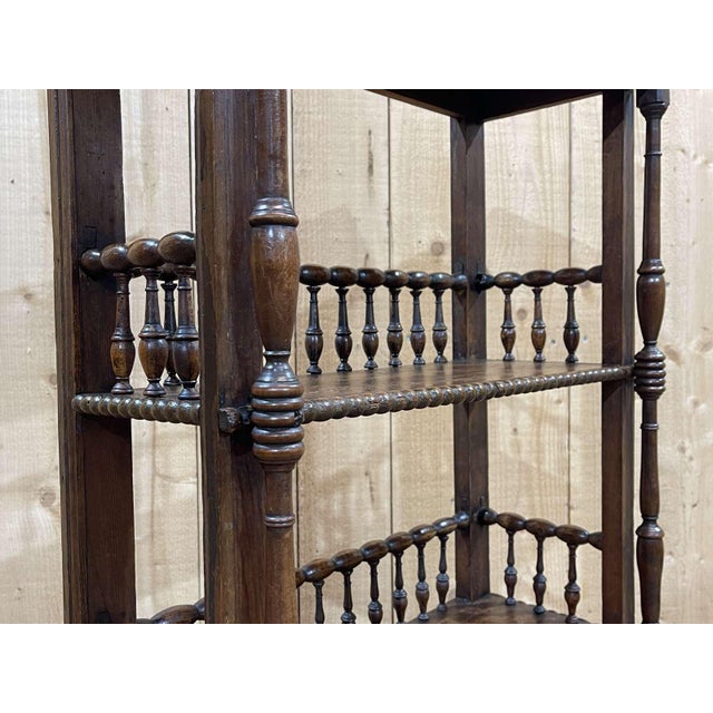 Tan Antique Fir Bookcase, 1890s For Sale - Image 8 of 15