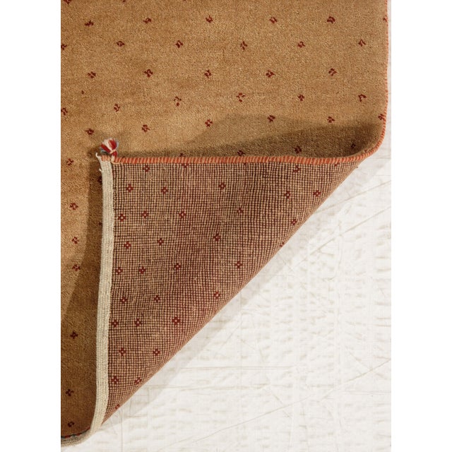 1980s Vintage Hand-Knotted Persian Gabbeh Rug 6'5" X 9'10" For Sale - Image 5 of 6