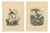 Seymour, Cockney Sportsmen in Comic Distress, 1836, Etchings, Set of 2 For Sale