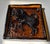 1950s Mid-Century Amber Glass Zodiac Block with Capricorn from Ząbkowice Glassworks, 1950s For Sale - Image 5 of 7