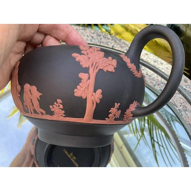 Wedgwood Black Basalt and Terracotta Teapot, 1988 For Sale - Image 10 of 18