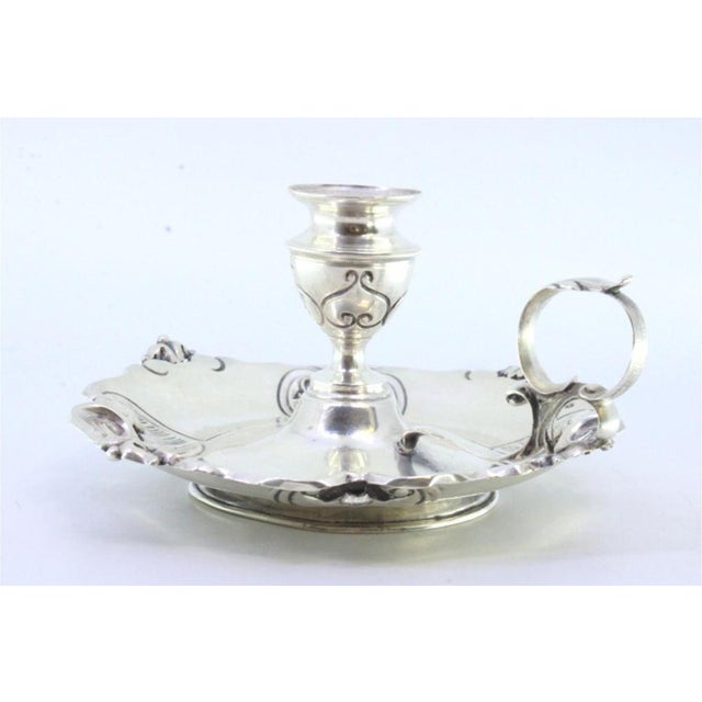 Silver Paddle with Shell-Shaped Reliefs, Cut-Outs and Acanthus Leaf For Sale - Image 5 of 7