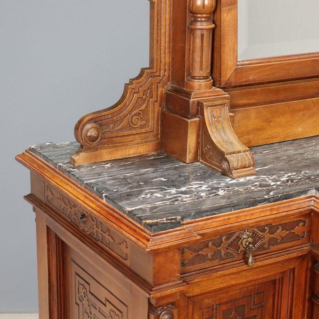 Umbertina Open Dressing Table in Walnut For Sale - Image 6 of 15