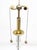 Metal Faux Bamboo 43" Tall Oversized Chrome and Brass Table Lamp MINT! For Sale - Image 7 of 8