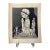 1940s Original Signed Graphite Illustration of Praying Girl by Candlelight, 13 × 10.5 In. For Sale