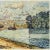 1959 After Paul Signac "Riverbank", Vintage Hungarian Full-Color Print For Sale - Image 4 of 8