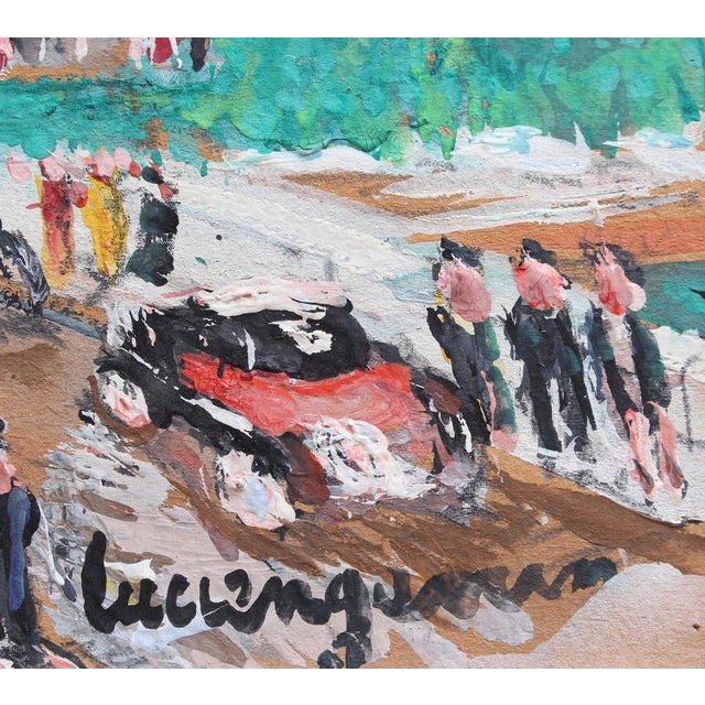 Lucien Génin, Notre Dame de Paris II, 1930s, Gouache on Paper, Framed For Sale - Image 17 of 18