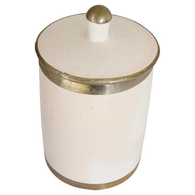 Vintage Moroccan Ceramic Urn with Lid For Sale - Image 9 of 9