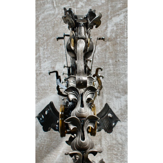 Simon Smith, Custom Steampunk Seahorse Sculpture, 1950, Mixed Media For Sale - Image 12 of 12