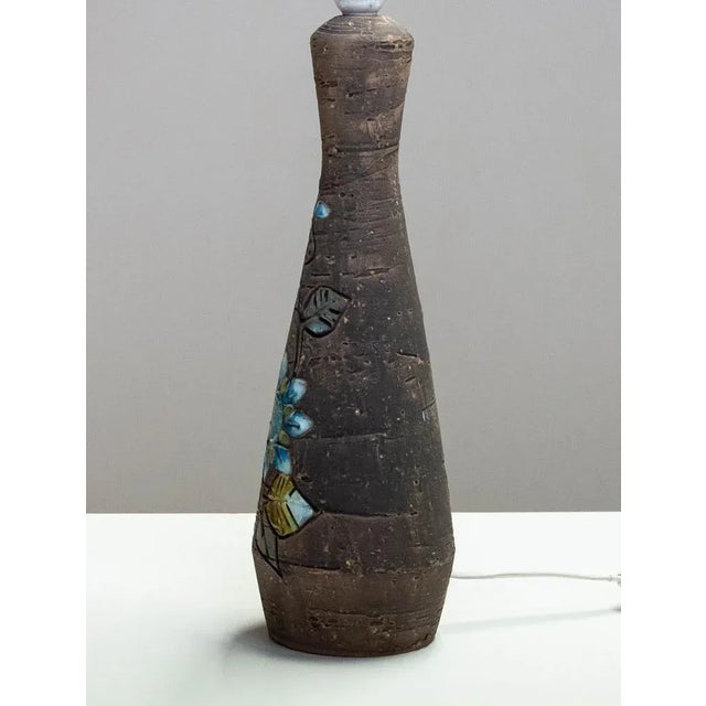 Large Stoneware Table Lamp from Tilgmans Keramik, Sweden, 1960s For Sale - Image 9 of 10