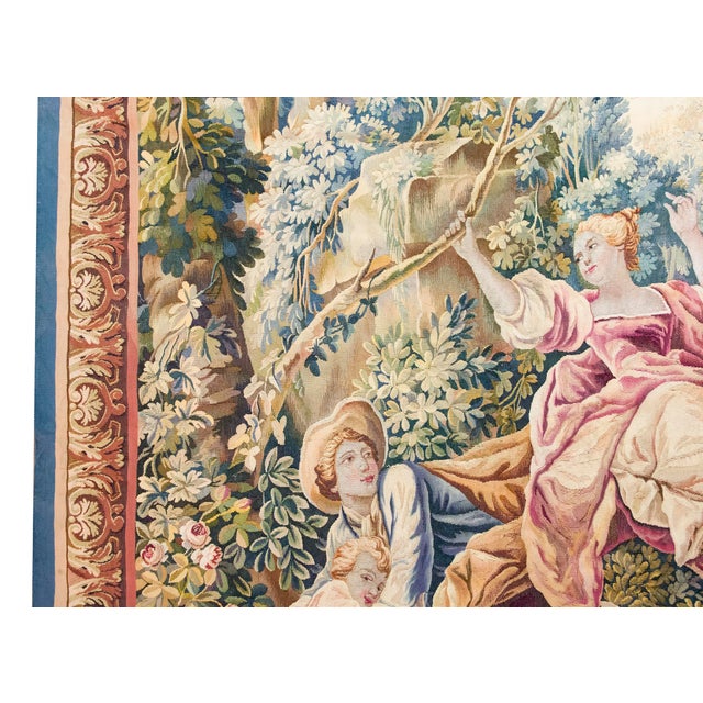 Early 20th Century French Tapestery Rug For Sale - Image 4 of 12