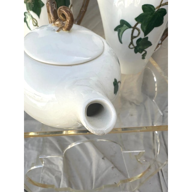 Vintage Ivy Print Serving Set of 3 For Sale - Image 9 of 11