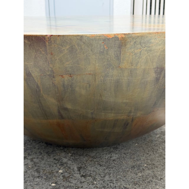 Gumps San Francisco Round Coffee Table For Sale - Image 10 of 12