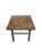 Rustic Antique Wood Side Table For Sale In Los Angeles - Image 6 of 9