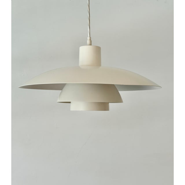 White PH 4/3 Pendant Lamp by Poul Henningsen for Louis Poulsen, Denmark, 1960s For Sale - Image 16 of 18