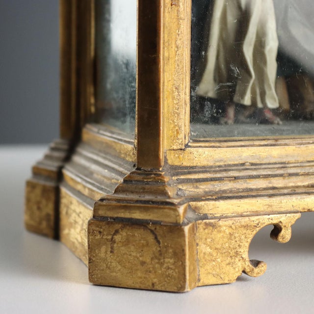 Case with Wax Sculpture of Saint Anne and the Virgin Mary For Sale - Image 6 of 8