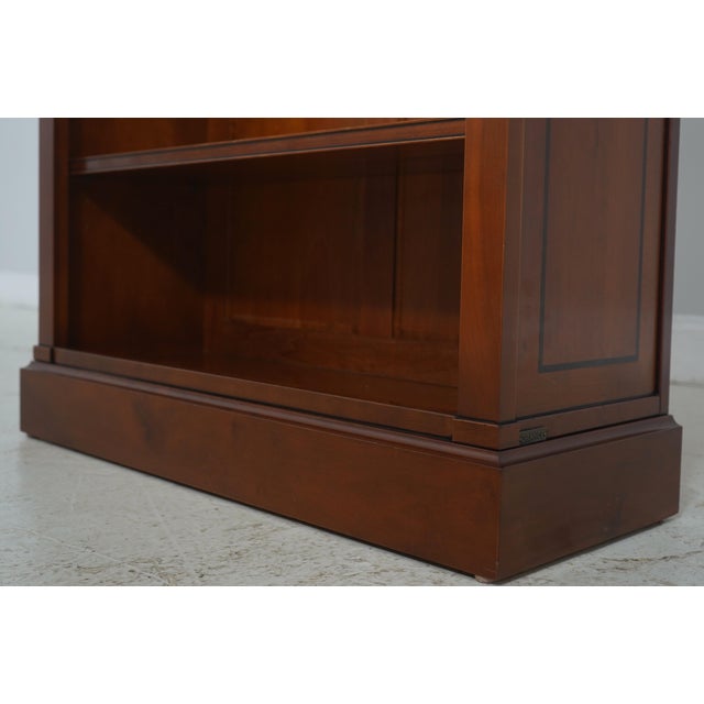 Wood Grange French One-Drawer Cherry Open Bookcase For Sale - Image 7 of 16