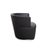 Modern Ishino Swivel Lounge Chair in Anthracite Leather from Walter Knoll / Wilhelm Knoll For Sale - Image 3 of 15