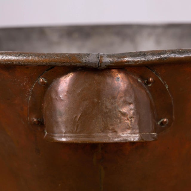 Swedish Copper Washtub on Wrought Stand, C.1890 For Sale - Image 4 of 9