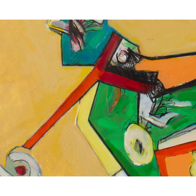 Abstract Mixed Media Painting by James L. Bruch For Sale In Indianapolis - Image 6 of 7